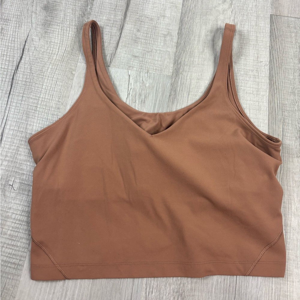 Lululemon Women's Align Tank Top Light Brown Size 14